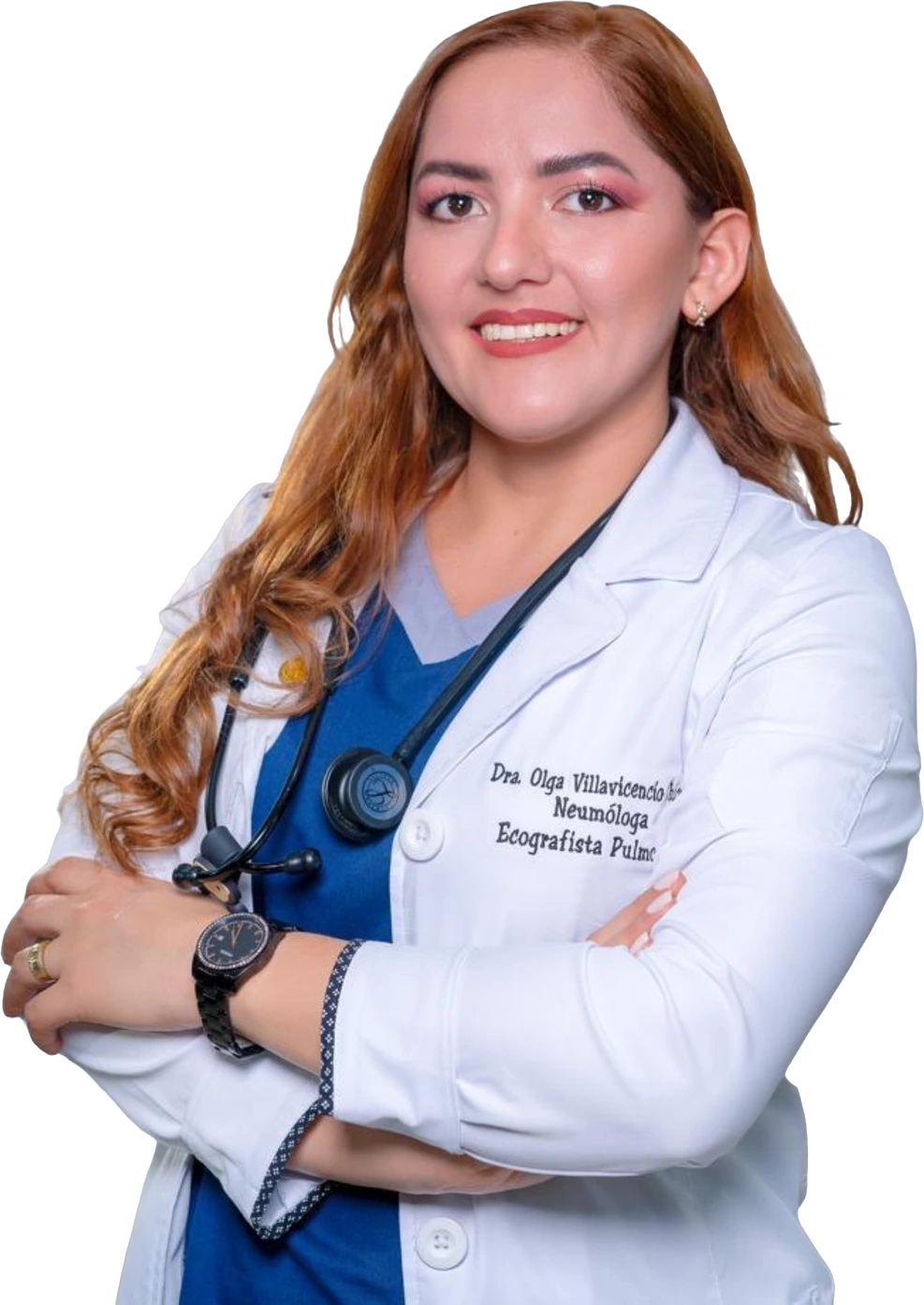 Dra. Olga Villavicencio Chica, neumóloga